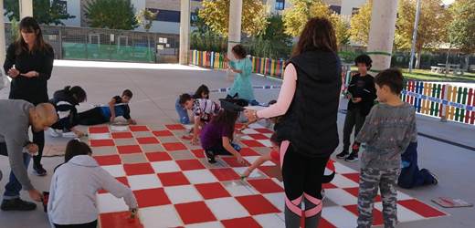 Pintamos el patio en 6º